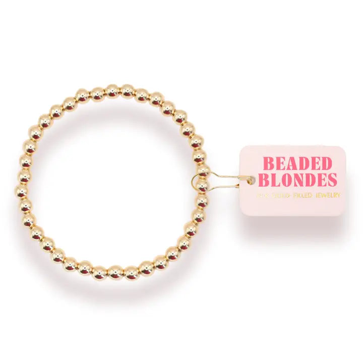 Beaded Blondes | Gold Beaded Bracelet