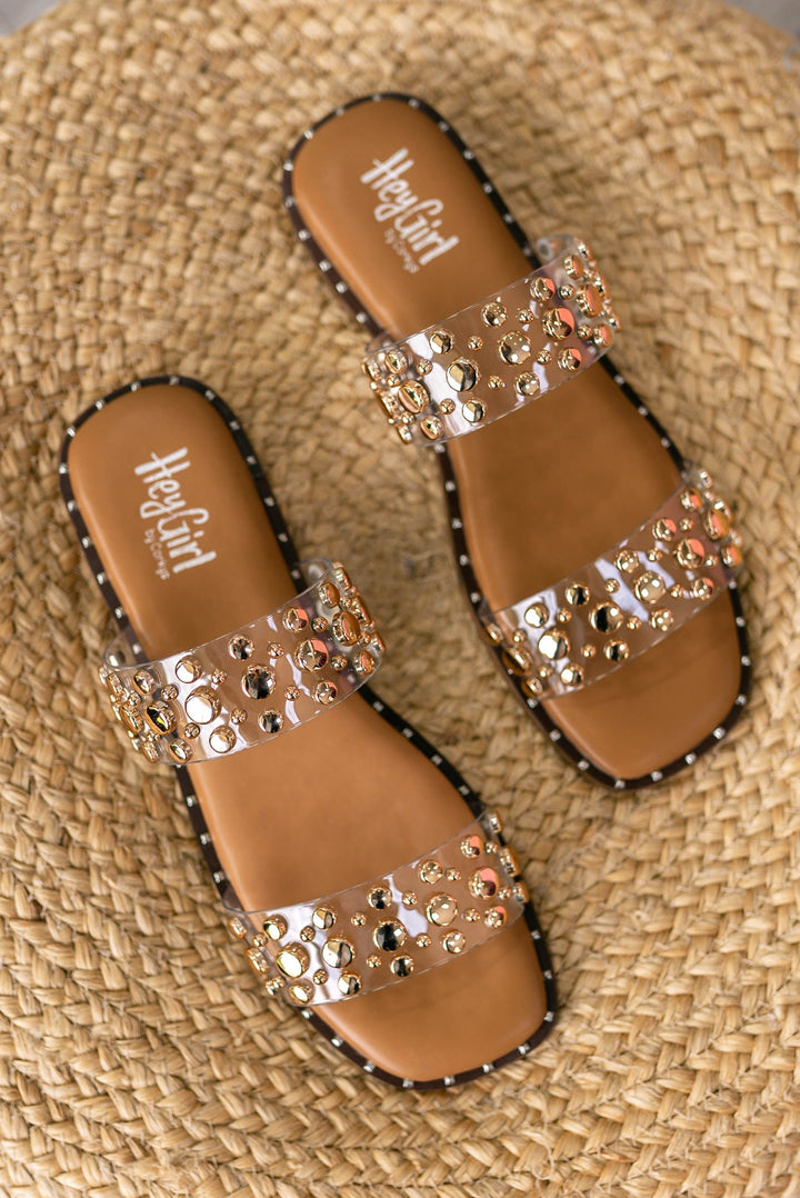 Magnet Studded Slide Sandal