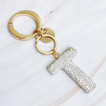It Girl Initial Keychain