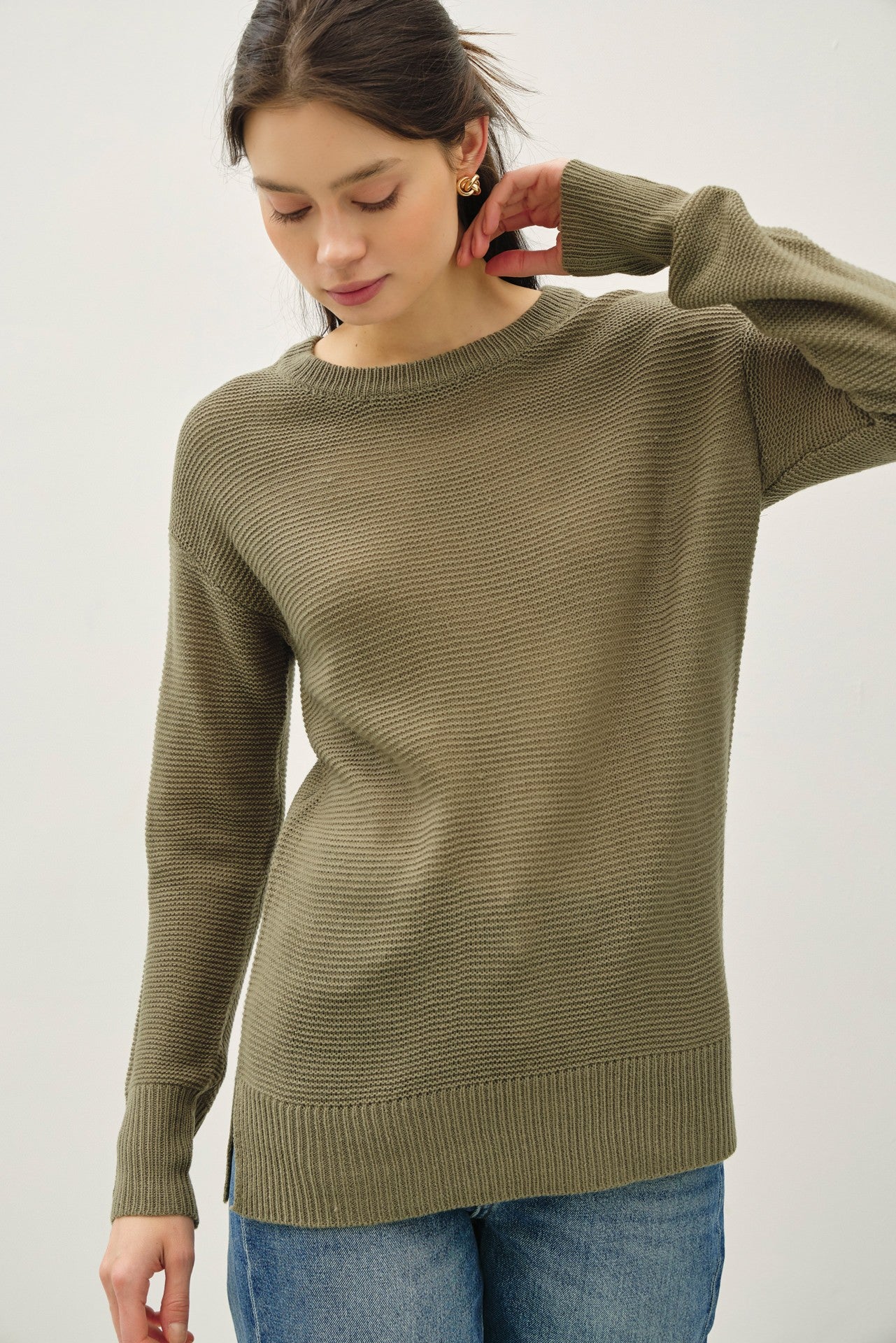 Ribbed Boyfriend Sweater PRE-ORDER