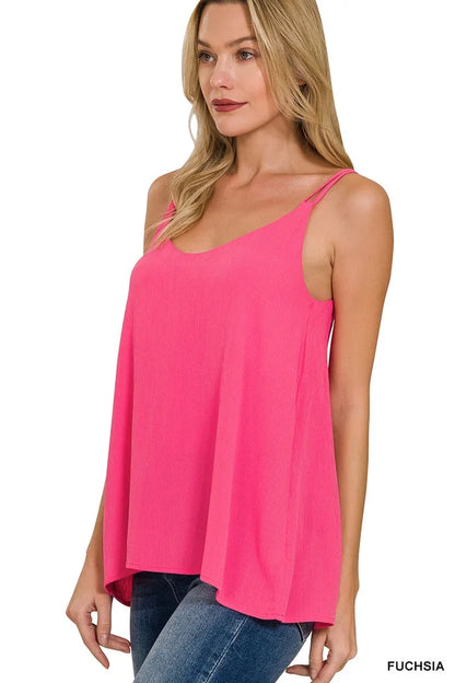 Crinkle Knit Cami Top *Final Sale*