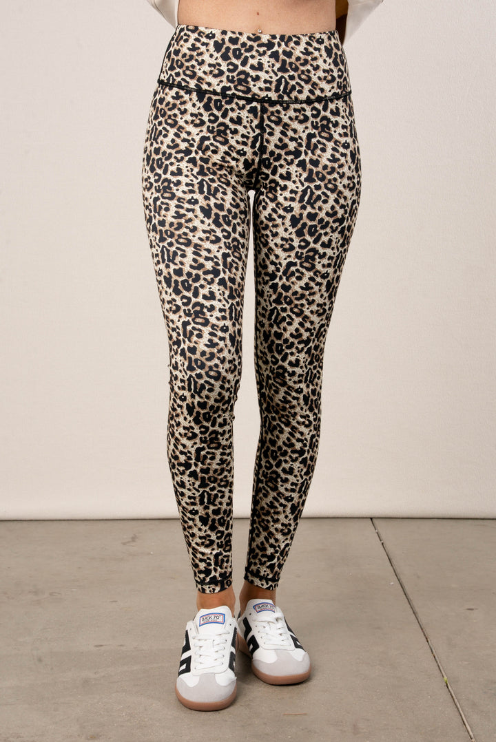 Cheetah High Waist Active Ankle Leggings