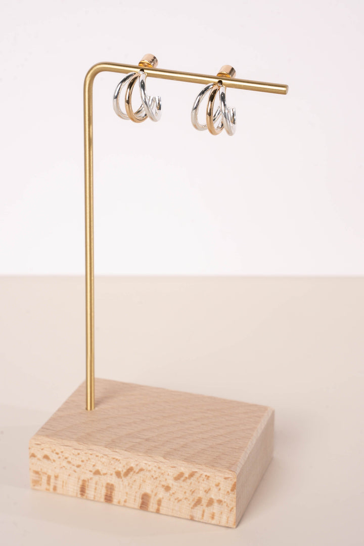Triple Hoop Earrings