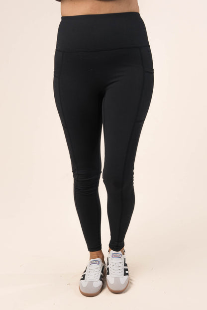 High Waist Pocket Athleisure Ankle Legging *Final Sale*