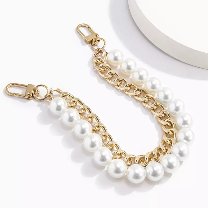 Pearl + Chain Link Bag Chain