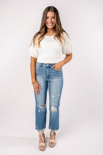 Flying Monkey High Rise 90's Flare Jeans