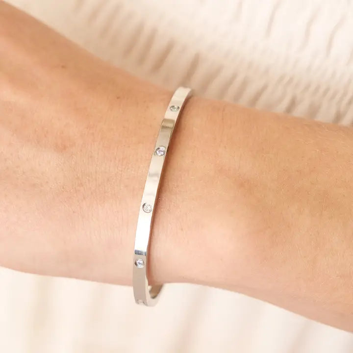 CZ Bangle Bracelet