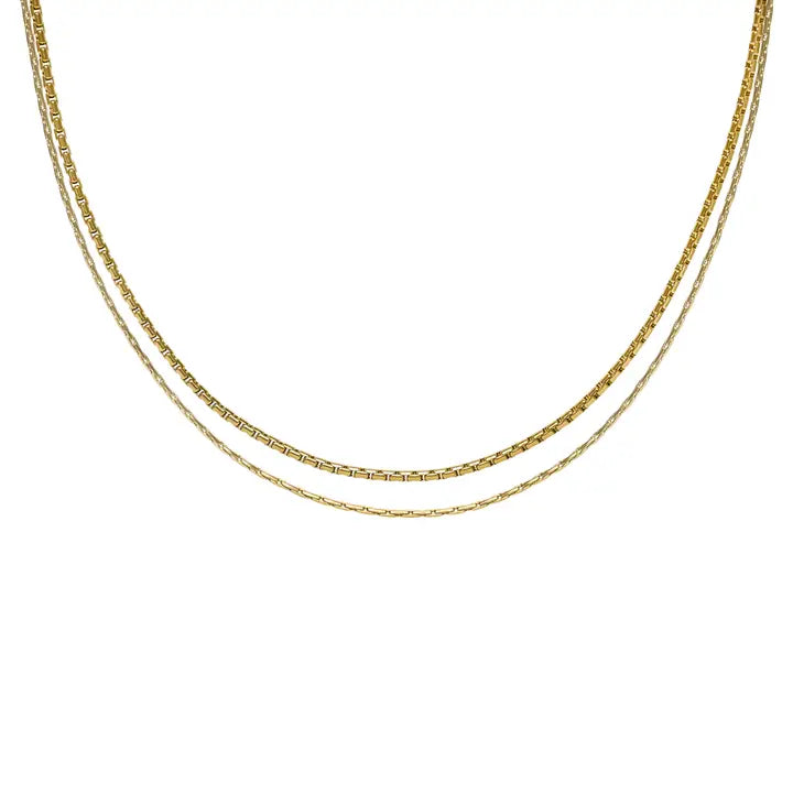 Layered Double Choker Necklace