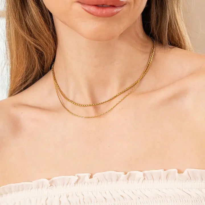 Layered Double Choker Necklace
