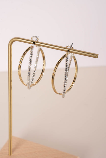 Twisted Layered Hoop Earrings