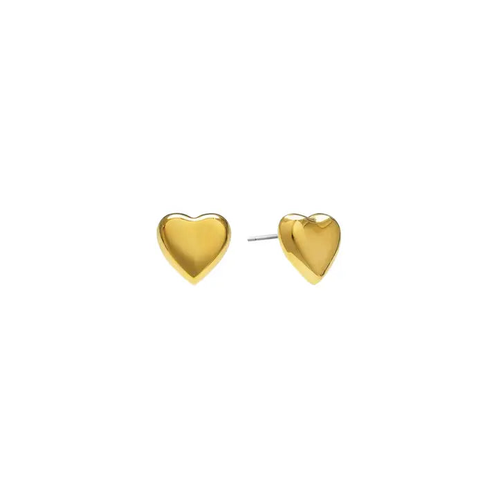 Statement Heart Stud Earrings