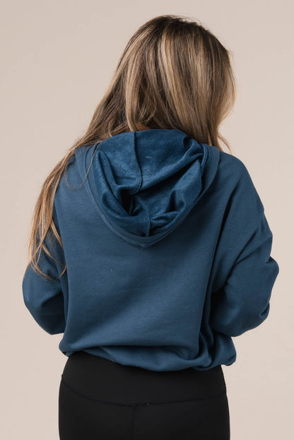 Drawstring Half Zip Pullover