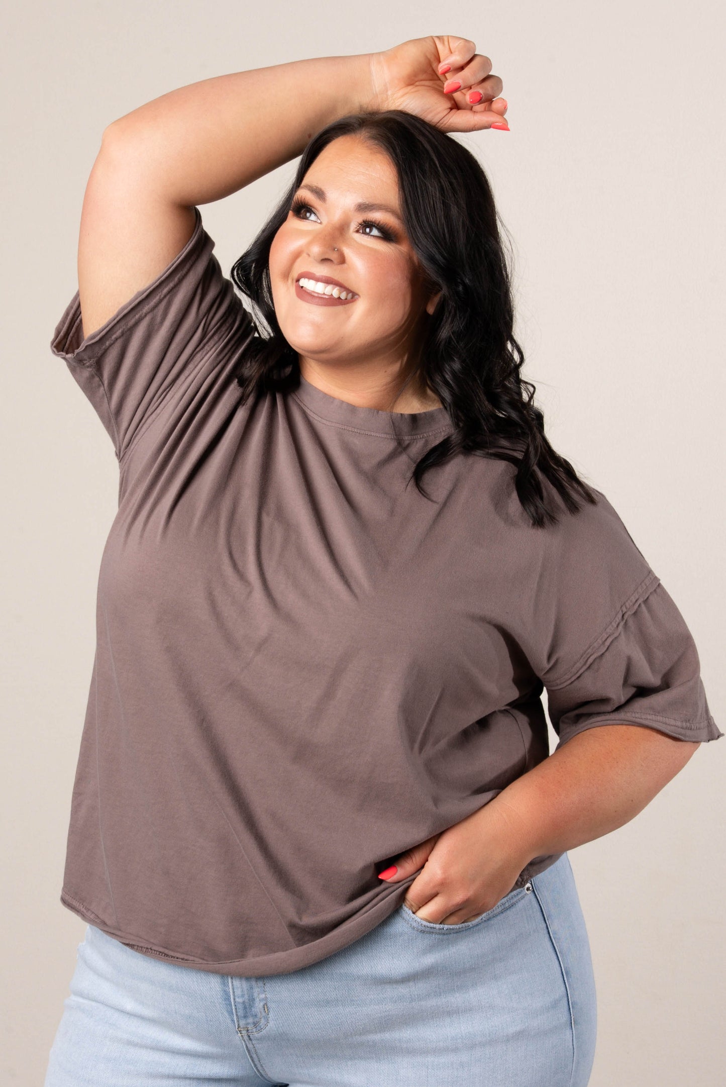 Washed Raw Seamed Tee