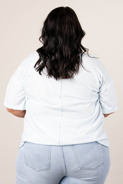 Washed Raw Seamed Tee