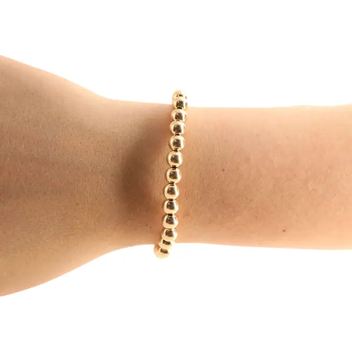 Beaded Blondes | Gold Beaded Bracelet