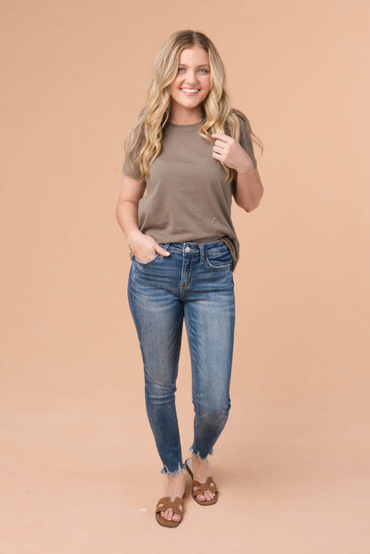 Vervet High Rise Skinny Jeans