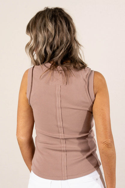 Inside Out Seamed Tank