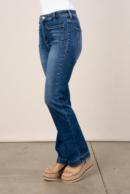 Risen High Rise Bootcut Jeans