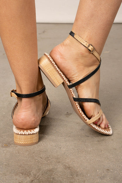 Redial Stitched Strappy Sandal