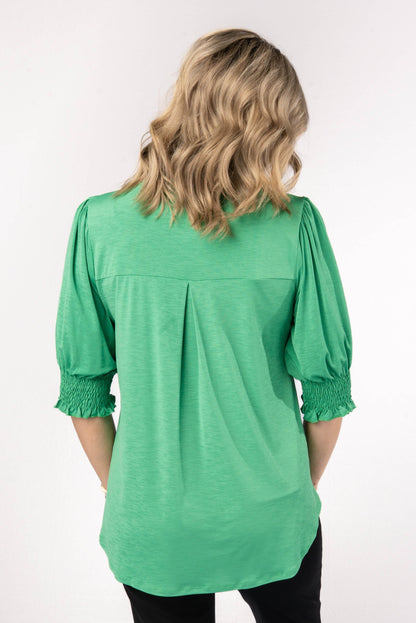 Liz Smocked Sleeve Top *Final Sale*