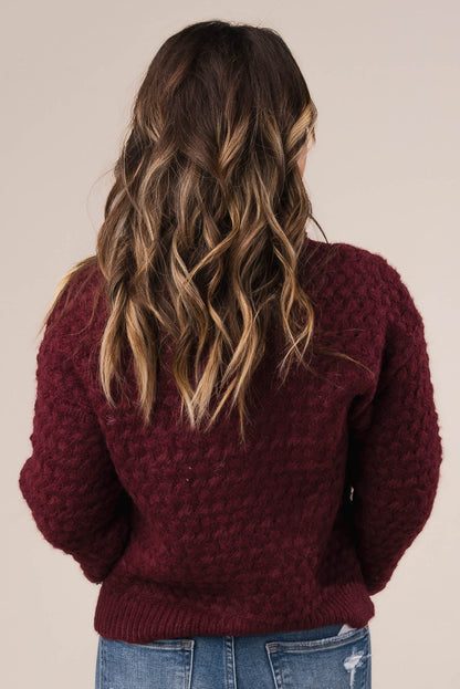 Basketweave Turtleneck Sweater *Final Sale*