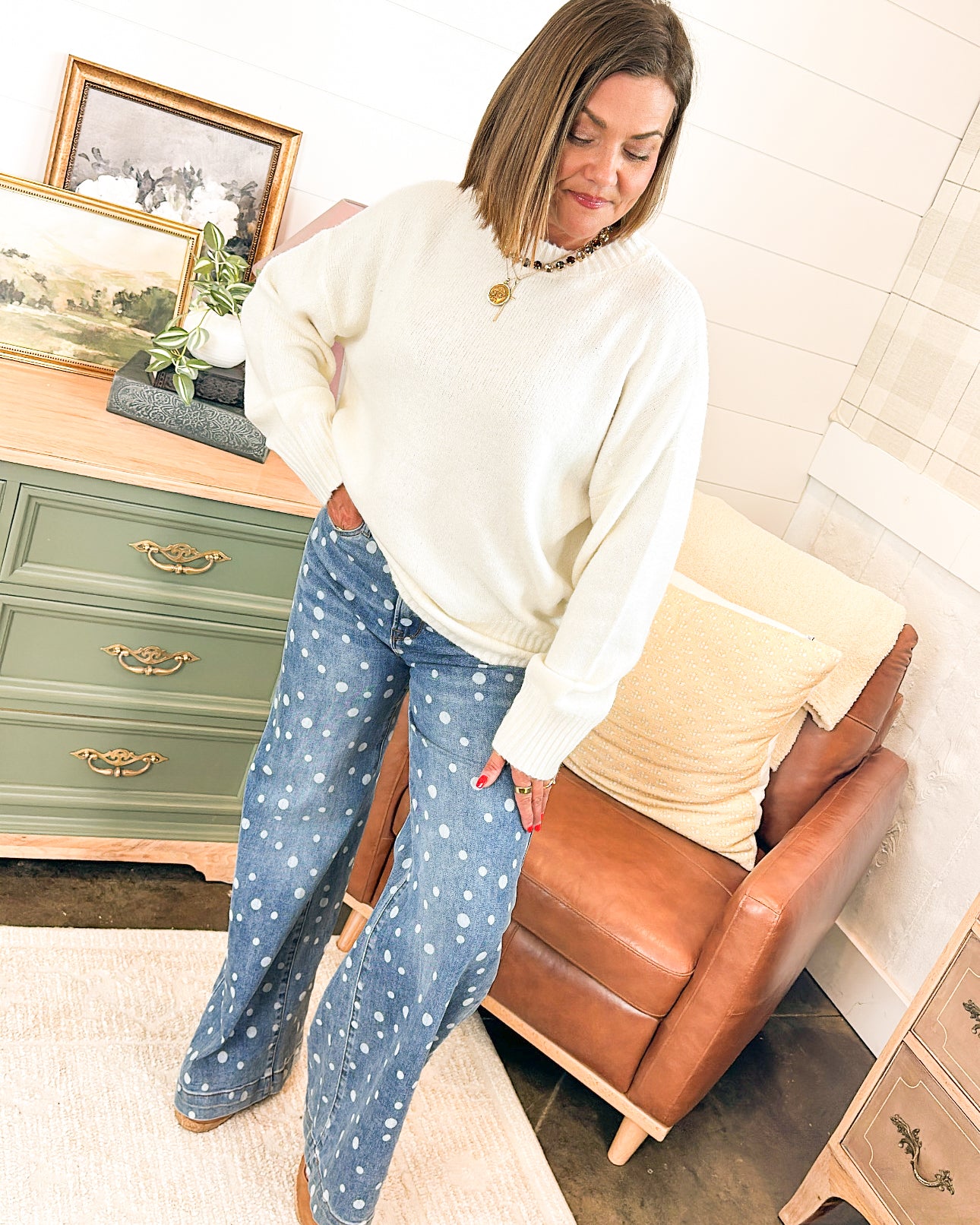 Soft Embrace Plush Dolman Sweater