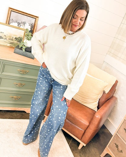 Soft Embrace Plush Dolman Sweater