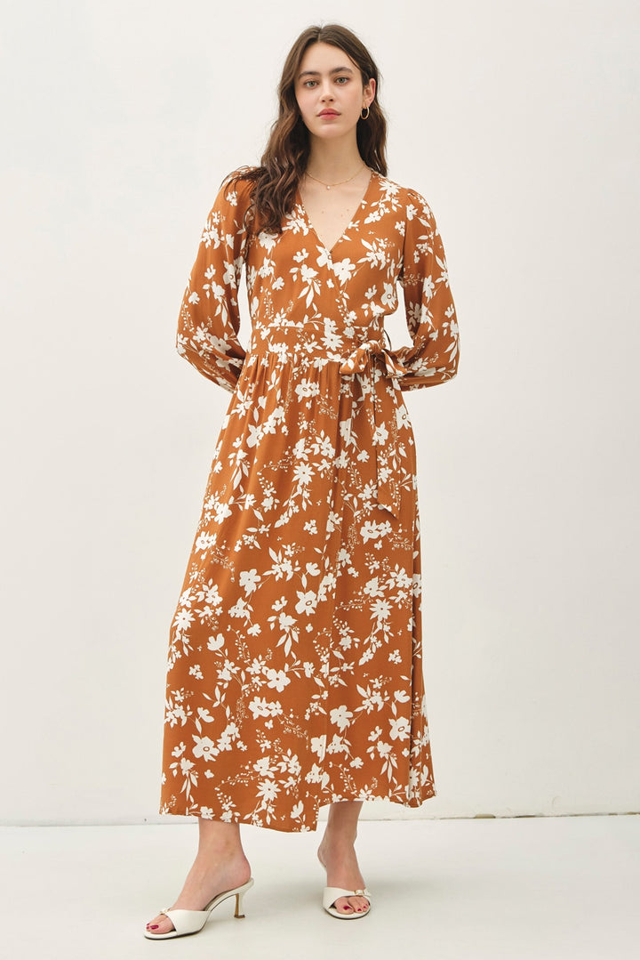 Floral Wrap Maxi Dress PRE-ORDER