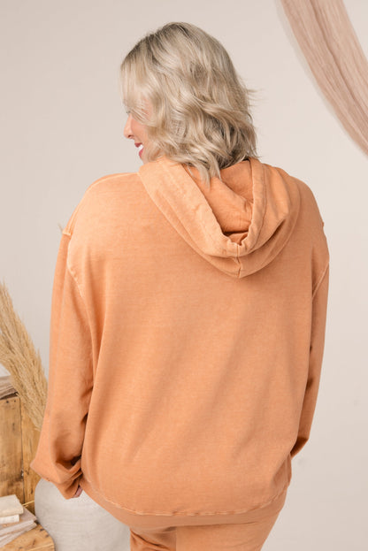 Washed Oversized Organic Cotton Hoodie