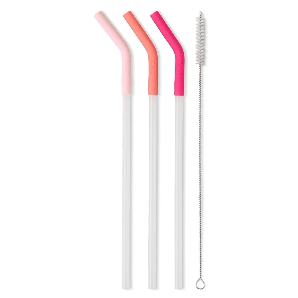 Swig Mega Reusable Straws + Brush Set