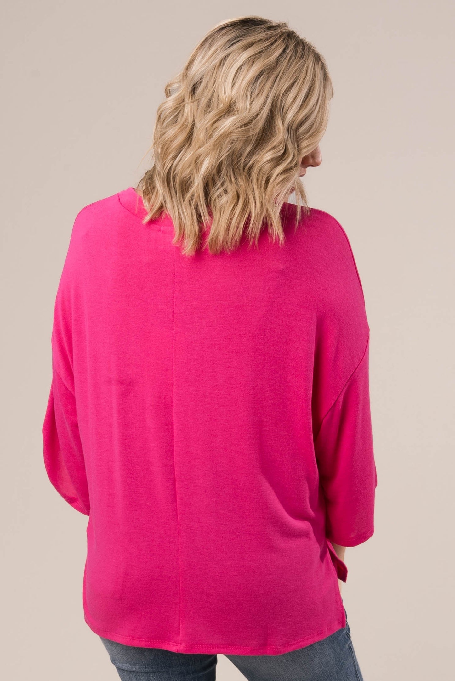 Hacci Knit Tab Sleeve Top *Final Sale*