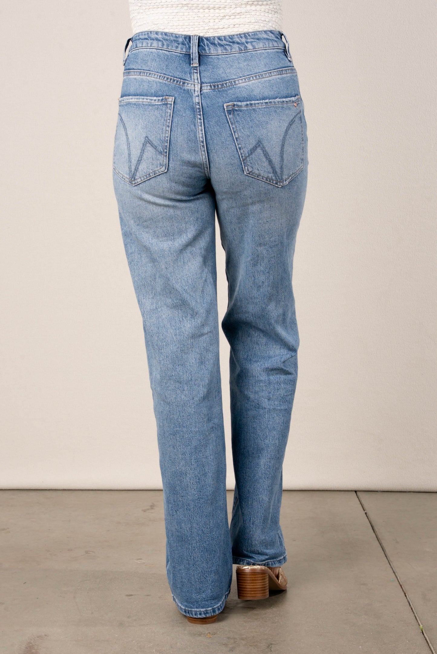Mica High Rise Wide Leg Jeans