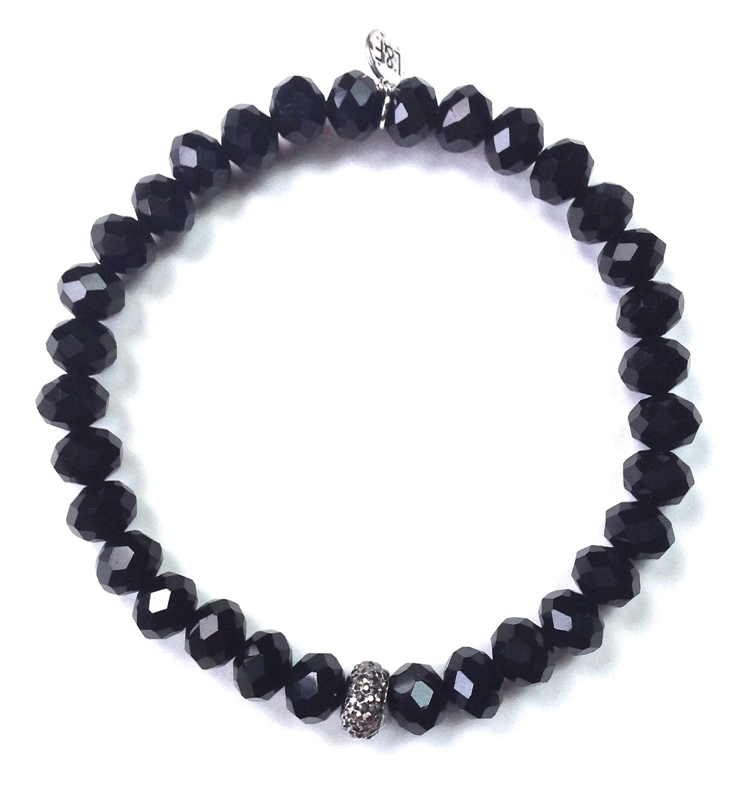 Glass Bead + Charm Bracelet