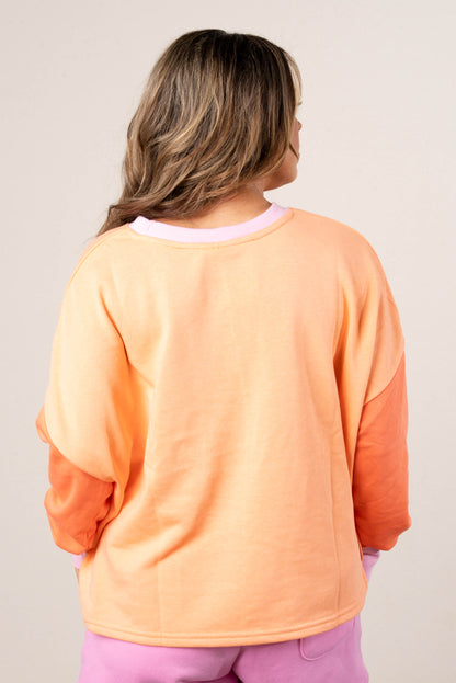 Let's Go Color Block Pullover