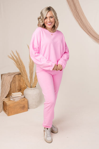 Washed Organic Cotton Crop Sweatshirt