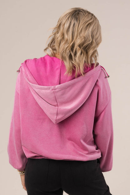 Half Zip Hooded Pullover *Final Sale*