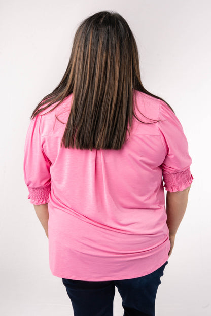 Liz Smocked Sleeve Top *Final Sale*