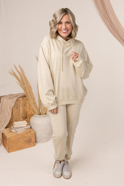 Washed Oversized Organic Cotton Hoodie