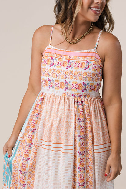 Patchwork Midi Sundress