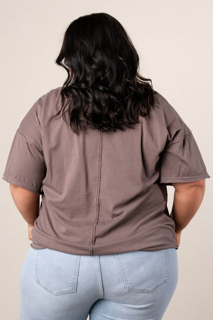 Washed Raw Seamed Tee