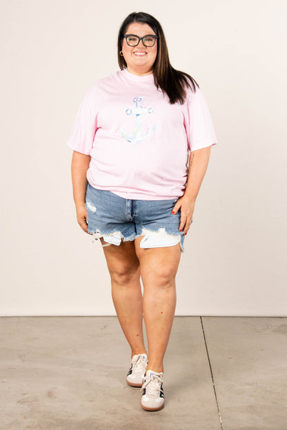 Preppy Anchor Graphic Tee