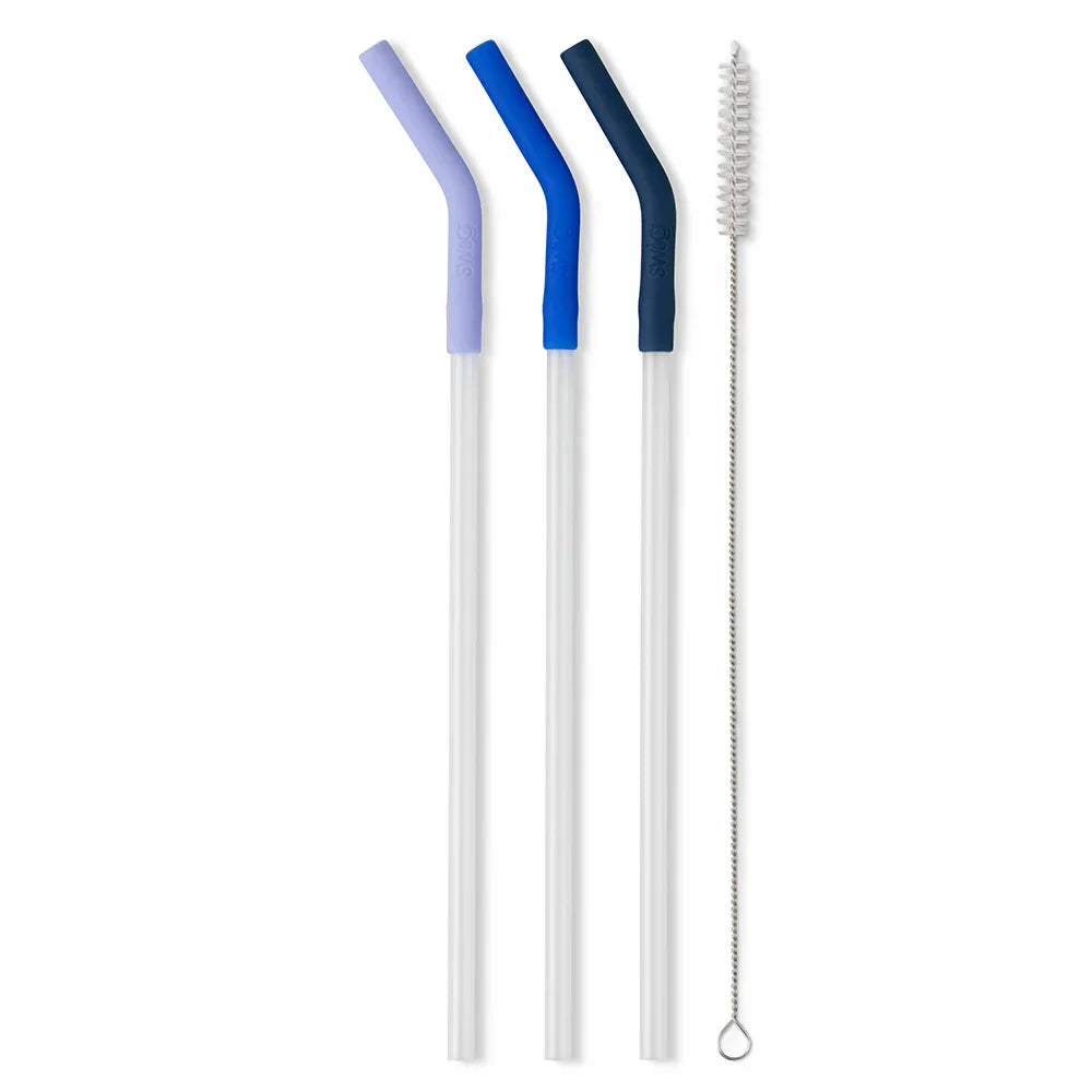 Swig Mega Reusable Straws + Brush Set