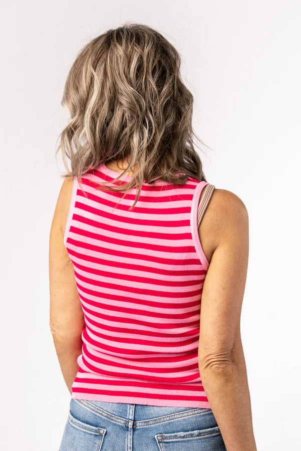 Striped Sweater Tank