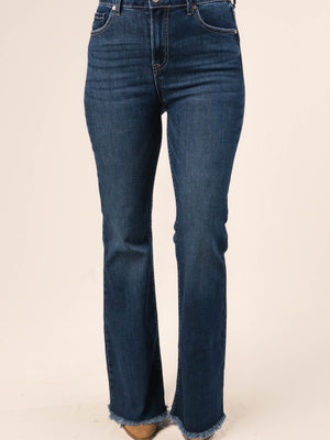 Zenana | Leslie High Rise Bell Bottom Jeans