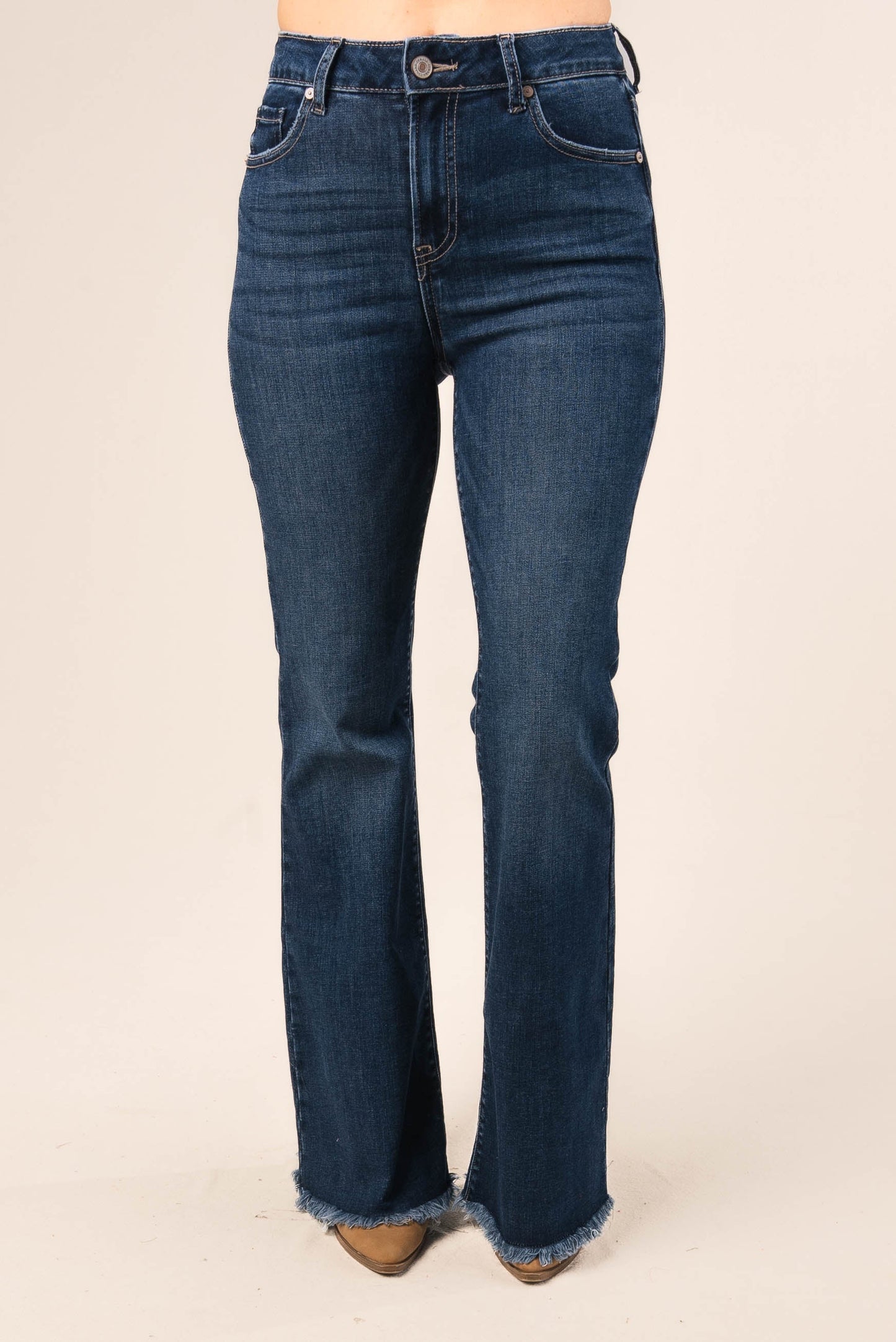 Zenana High Rise Bell Bottom Jeans
