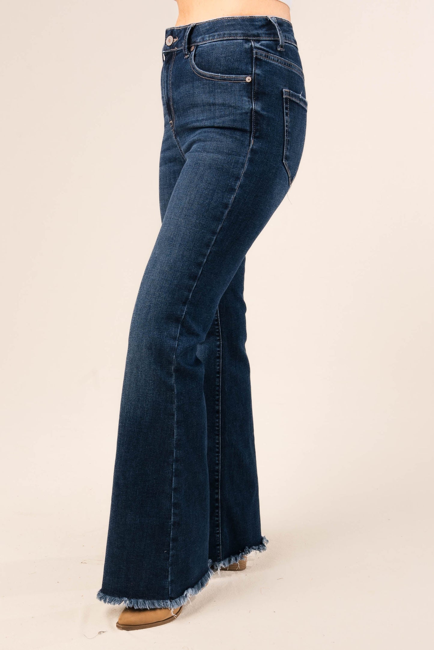 Zenana High Rise Bell Bottom Jeans