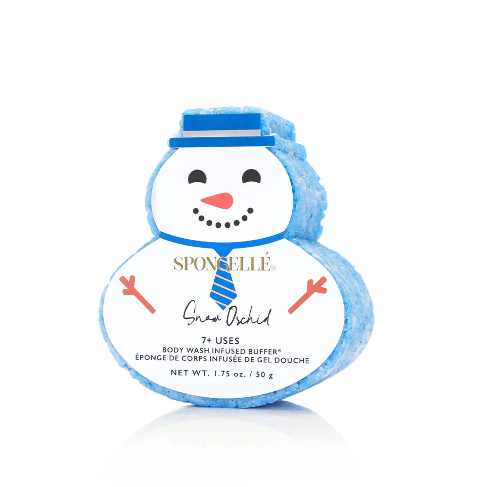 Spongelle | Holiday Snowman Body Buffer