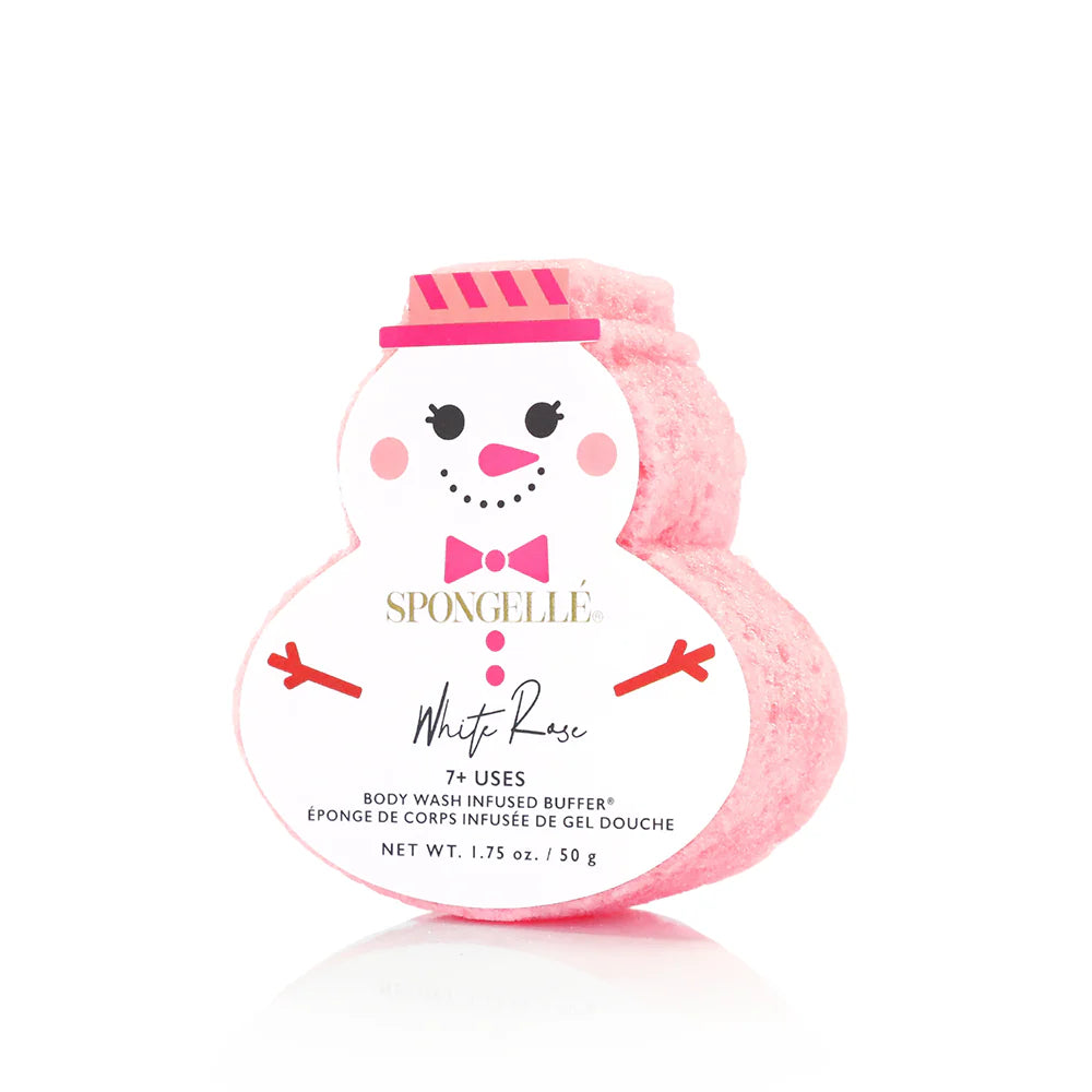 Spongelle | Holiday Snowman Body Buffer