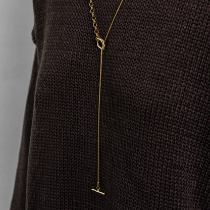 Dual Look Chain Toggle Necklace