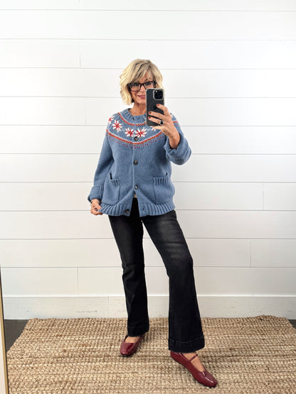 Cambridge Fair Isle Sweater Cardigan